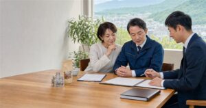 熊本の中小企業M&Aで情報開示を相談する経営者と専門家